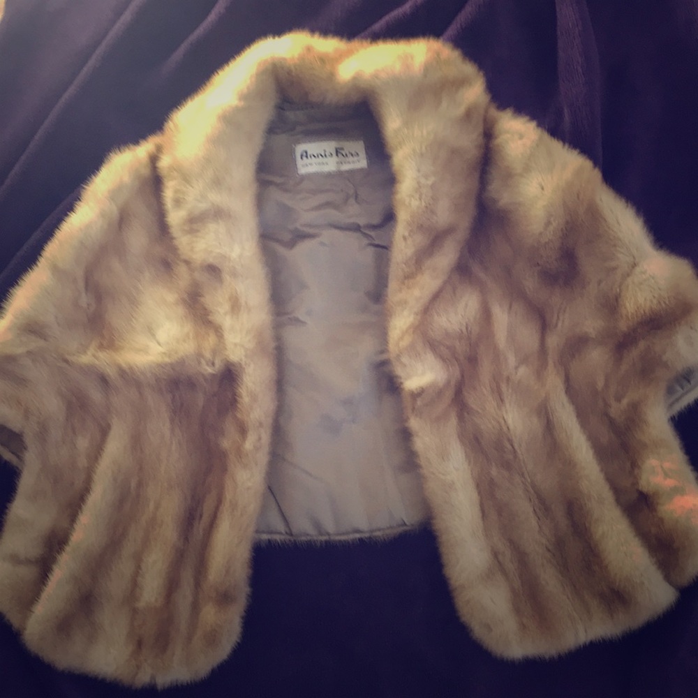 Fur shawl from Annis Furs